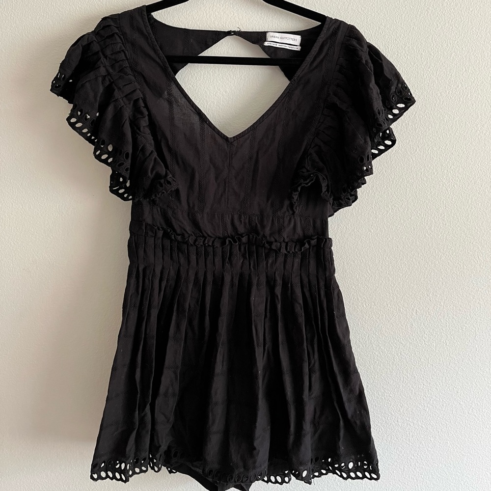 Urban Outfitters Lacey Black Romper